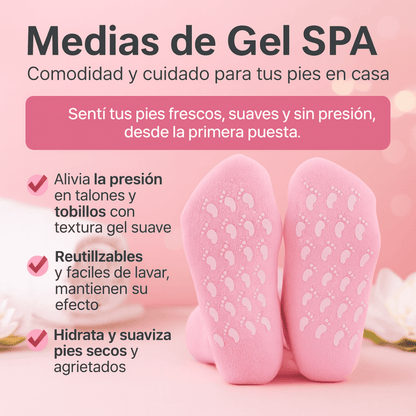 Medias SPA Hidratantes 2x1, Tratamiento SPA y reutilizables