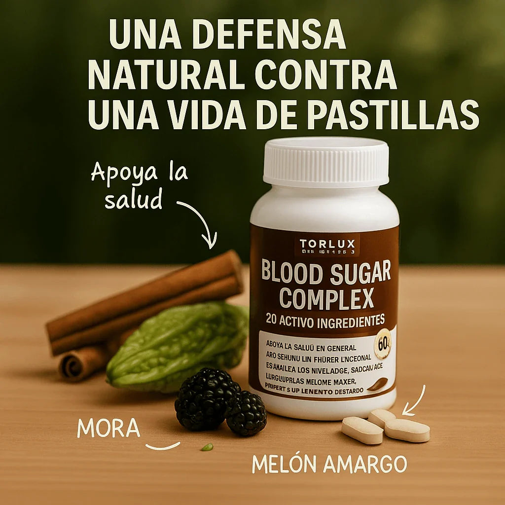 BLOOD SUGAR COMPLEX | CONTROL GLUCÉMICO CON INGREDIENTES NATURALES