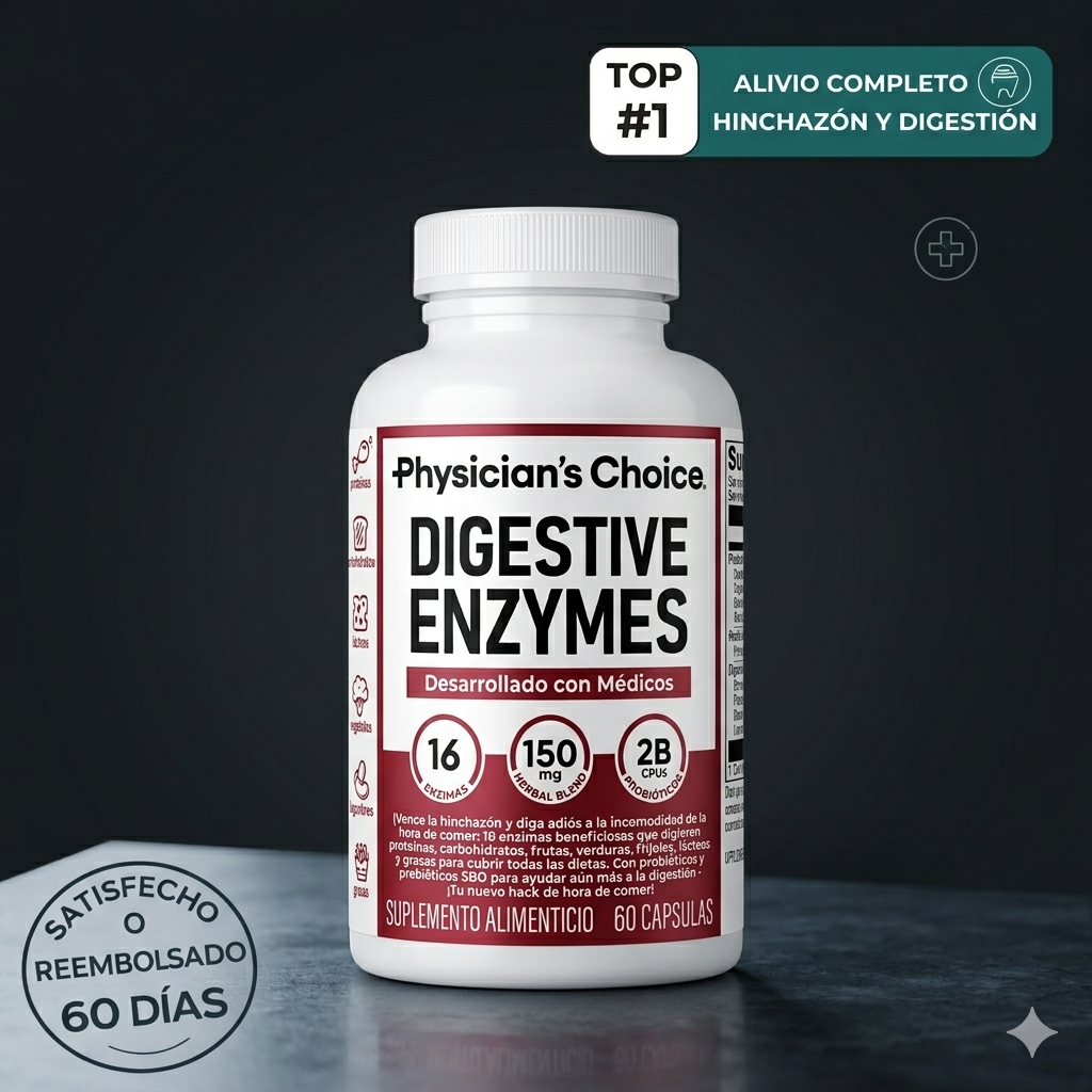 Enzimas Digestivas 2x1 | Deshincha, Libera y Vitaliza