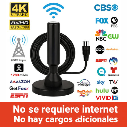 ANTENA TV DIGITAL FULL HD DE IMÁN INTERIOR
