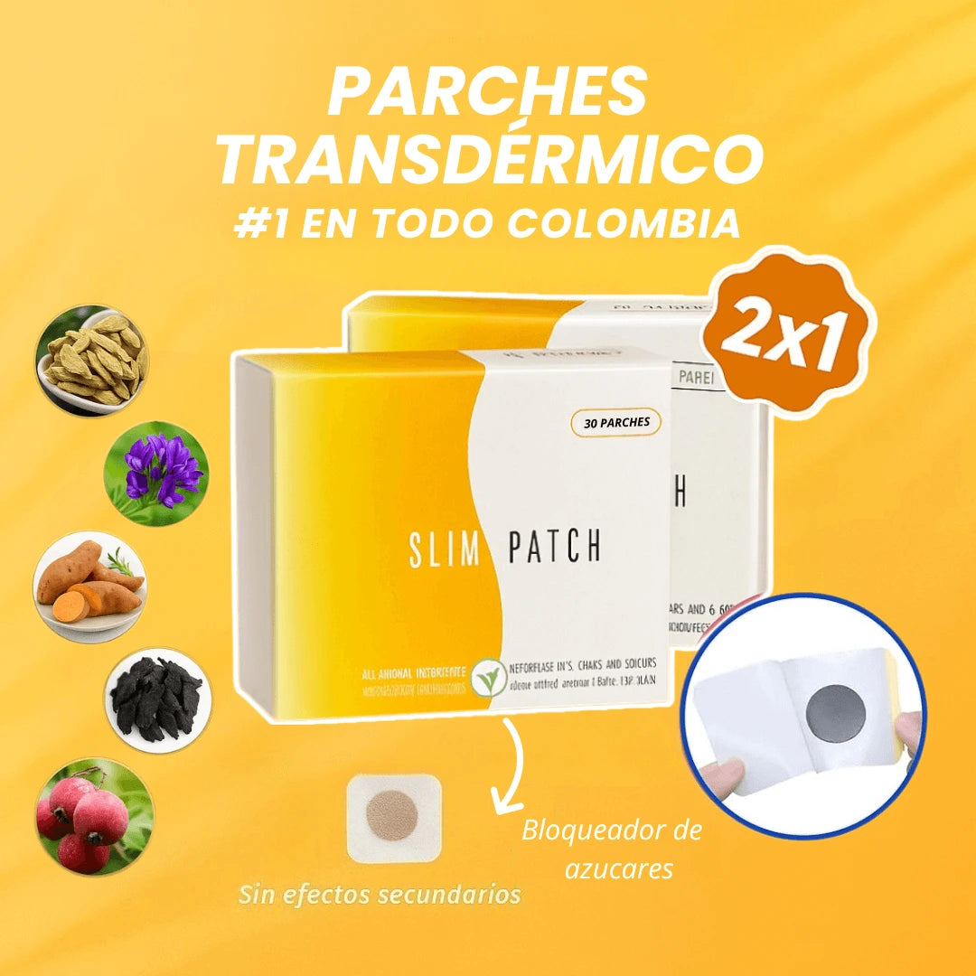 SLIM® Patch 2x1 | 60 Parches transdérmico de apoyo a tu rutina